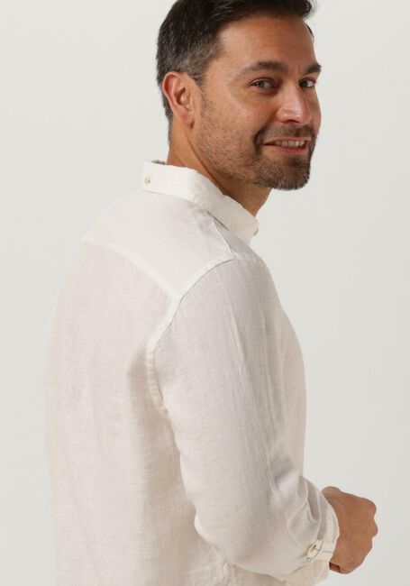 SCOTCH & SODA Chemise décontracté REGULAR-FIT LINEN SHIRT WITH SLEEVE ROLL-UP en blanc - large