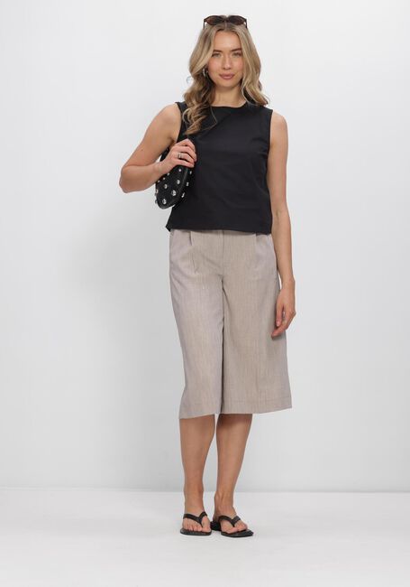 Bruine OBJECT Broeken/jumpsuits OBJIVALO HW LO BERMUDA SHORTS - large