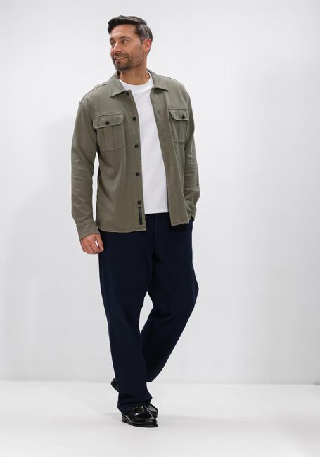 BUTCHER OF BLUE Surchemise PHIL JERSEY OVERSHIRT Kaki - large