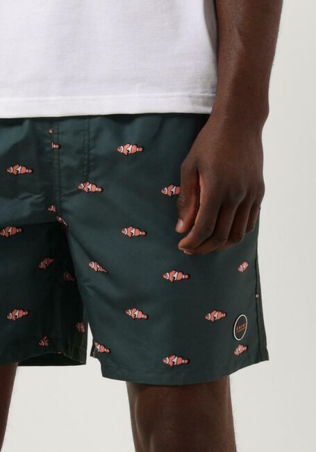 Groene SHIWI Zwembroeken MEN SWIMSHORT CLOWNFISH - large