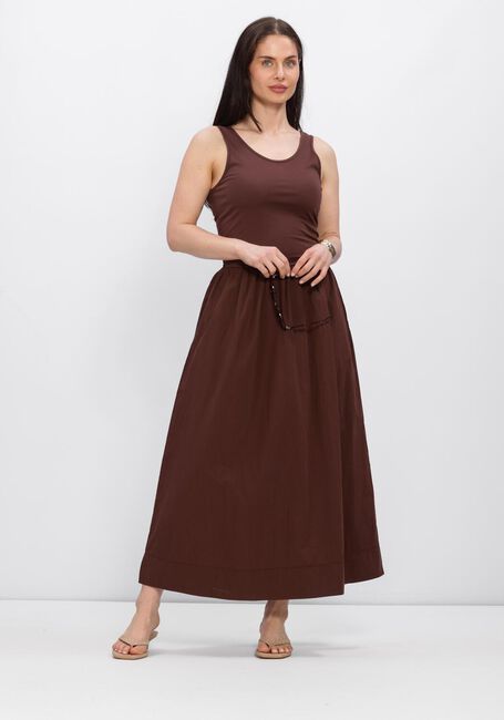 Bruine MINUS Jurken MSMARIE MIDI DRESS - large