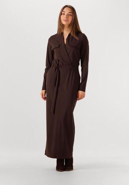 Bruine STUDIO ANNELOES Maxi jurk JETTE CARGO DRESS - large