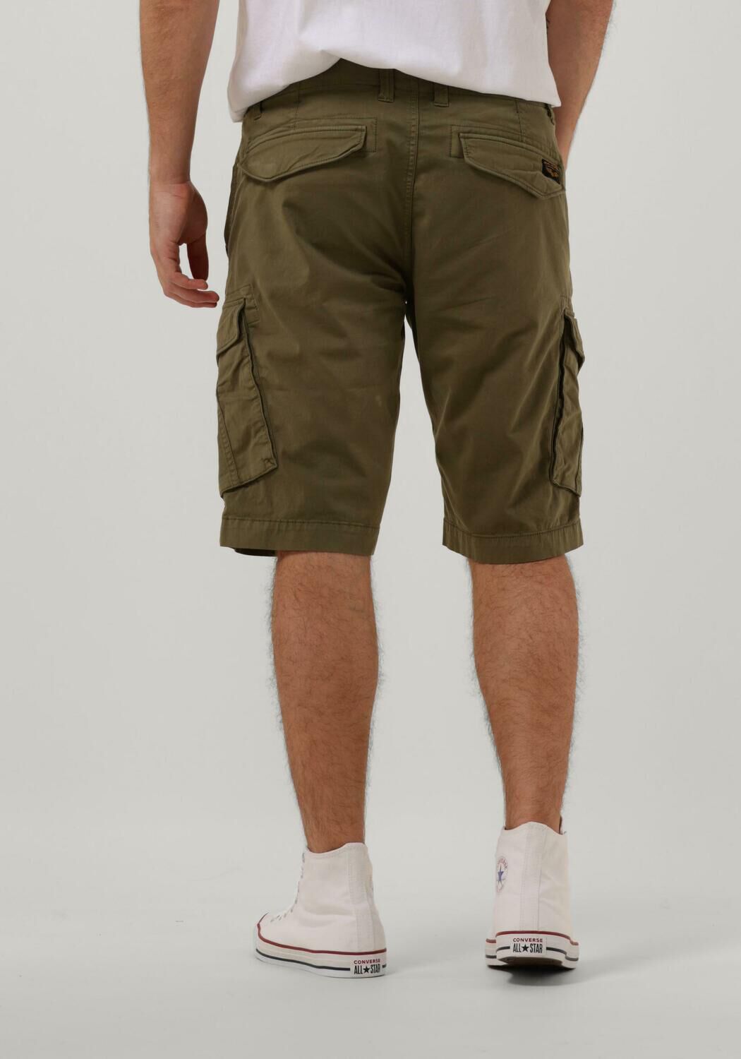 Donkergroene PME LEGEND Korte broek NORDROP CARGO SHORTS STRETCH