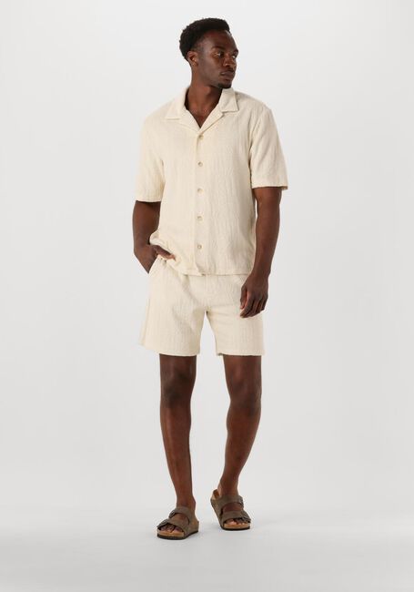 Beige SHIWI Casual overhemd MEN TED SHORT SLEEVE GEO SUN - large