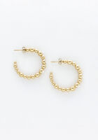 NOTRE-V EARRING STONE CRYSTAL Boucles d'oreilles en or - medium