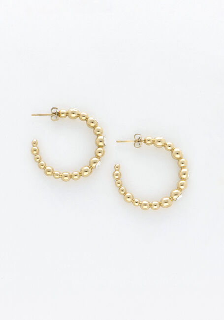 NOTRE-V EARRING STONE CRYSTAL Boucles d'oreilles en or - large