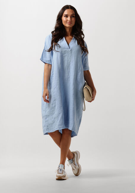 PENN & INK Robe midi S24Z665LTD en bleu - large