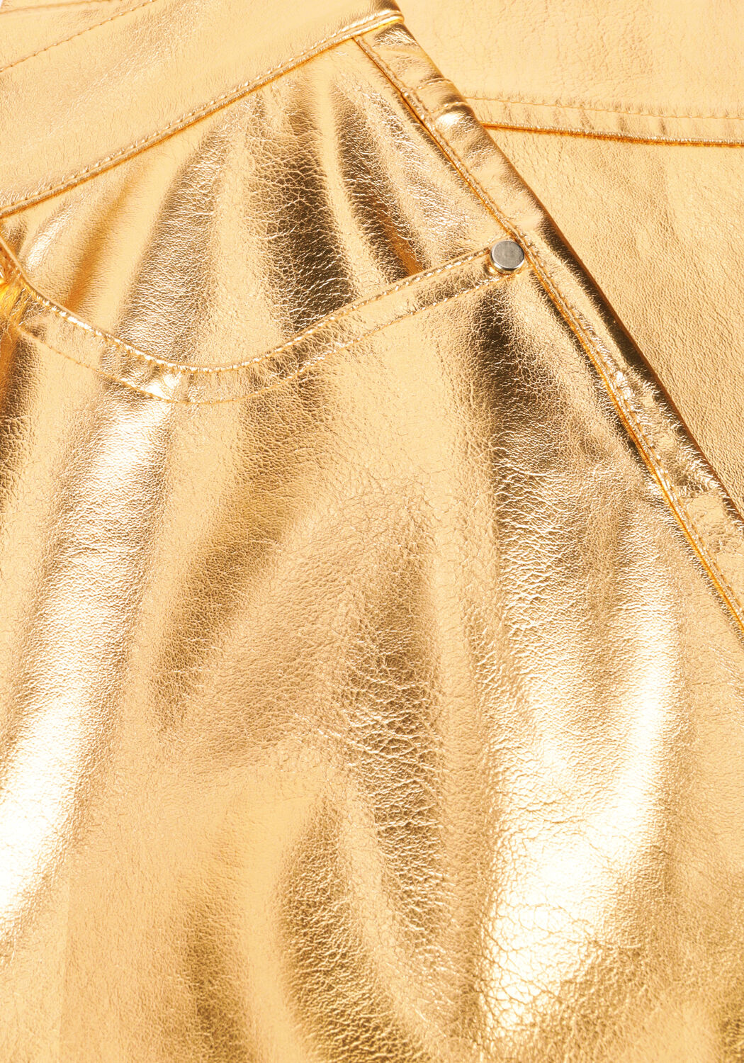 EDITED Pantalon large OONA TROUSERS en or - large