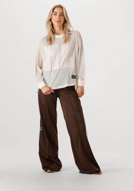HAUTE L'AMITIÉ Pantalon de jogging BAGGY TRACK TALL PANTS en marron - large