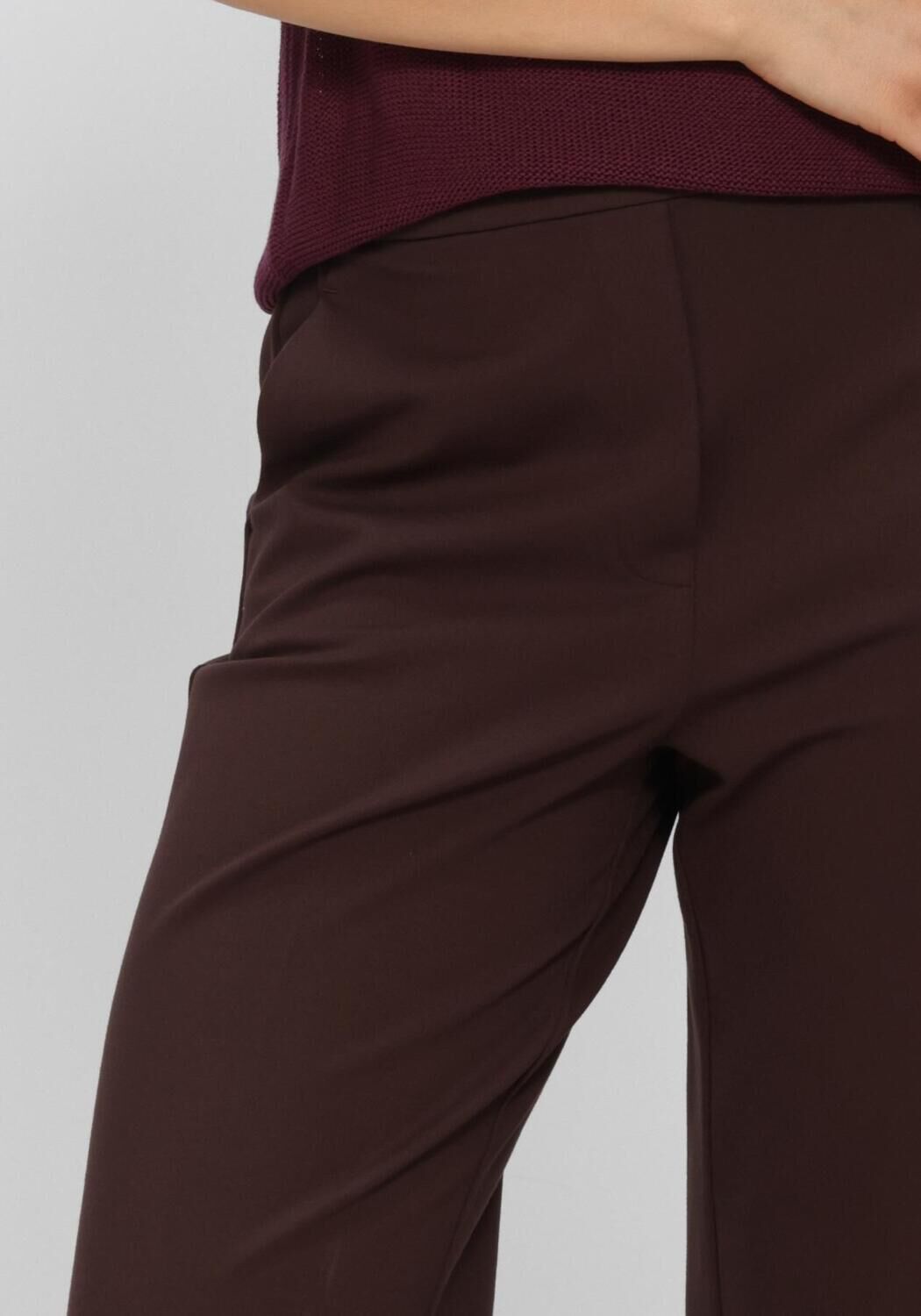 Bruine BEAUMONT Flared broek HOPE PANTS - large