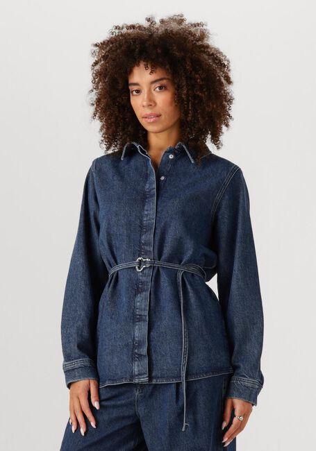 SELECTED WOMEN SLFRELAXED SELMA-NOA LS DENIM SHIRT Blouses Bleu foncé - large