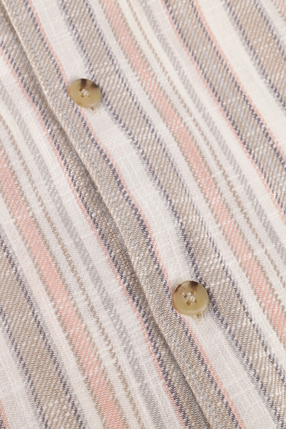 CAST IRON Chemise d&eacute;contract&eacute; TWILL SLUB STRIPE en multicolore - large
