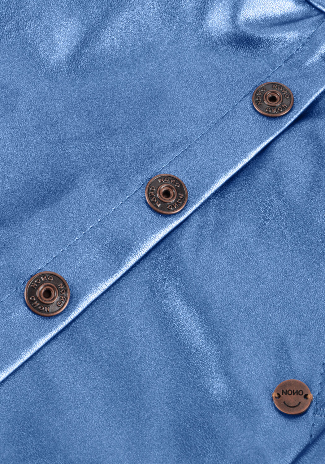 NONO Pantalon courte SIMAY FAKE LEATHER SKORT Cobalt - large