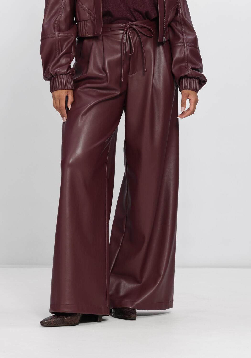 Bordeaux AMAYA AMSTERDAM Broeken/jumpsuits THORNE PANTS - large