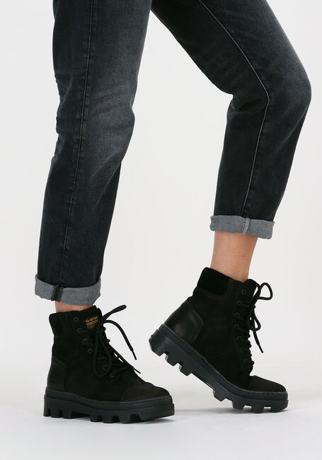 Zwarte G-STAR RAW  NOXER HGH TMB LEA W - large