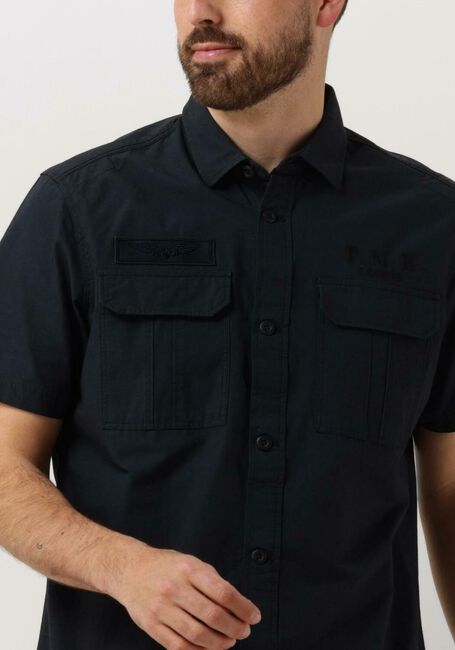 PME LEGEND Chemise décontracté SHORT SLEEVE SHIRT CTN OTTOMAN en bleu - large