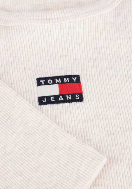 Beige TOMMY JEANS Tops & T-shirts TJW SLIM LS BADGE TEE EXT Beige TOMMY JEANS Tops & T-shirts TJW SLIM LS BADGE TEE EXT - large