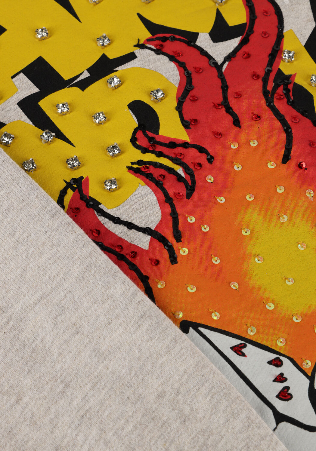 HARPER & YVE Chandail ROLLTHEDICE-SW en gris - large