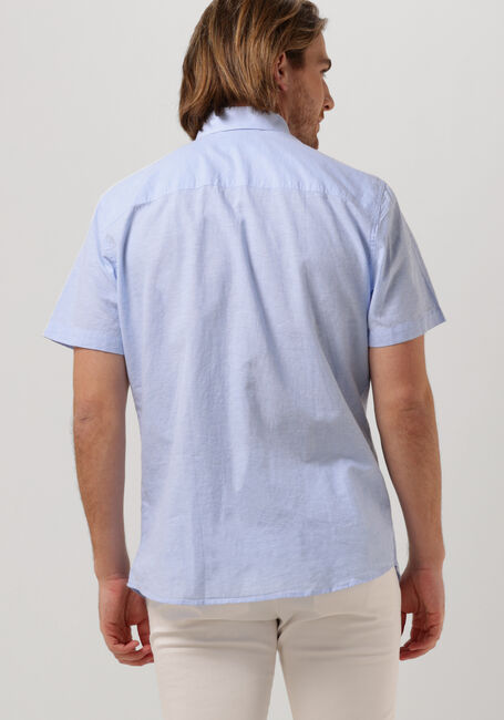 Blauwe SELECTED HOMME Casual overhemd SLHSLIMNEW-LINEN SHIRTS SS CLASSIC W - large