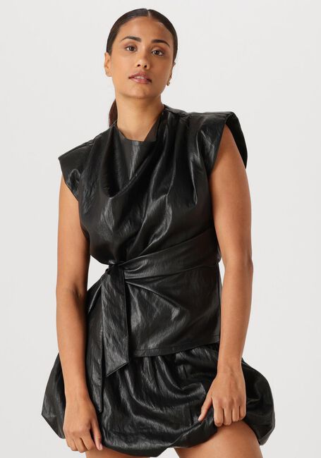 Zwarte CO'COUTURE Top GITTCC PLEAT TOP - large