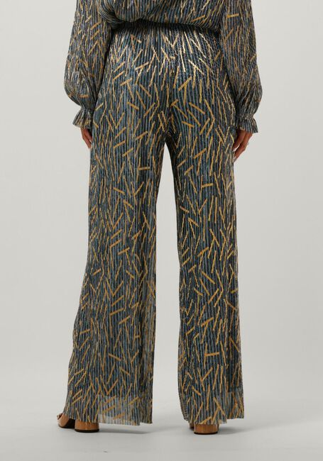 Blauwe STUDIO AMAYA Wijde broek QUEEN - large