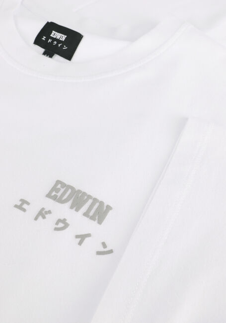 EDWIN T-shirt EDWIN LOGO CHEST TS en blanc - large