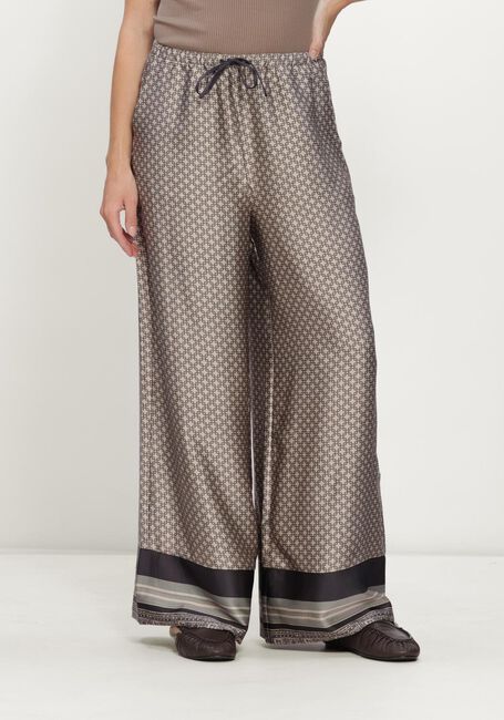 Taupe NEO NOIR Wijde broek SORA PATTERN PANTS - large