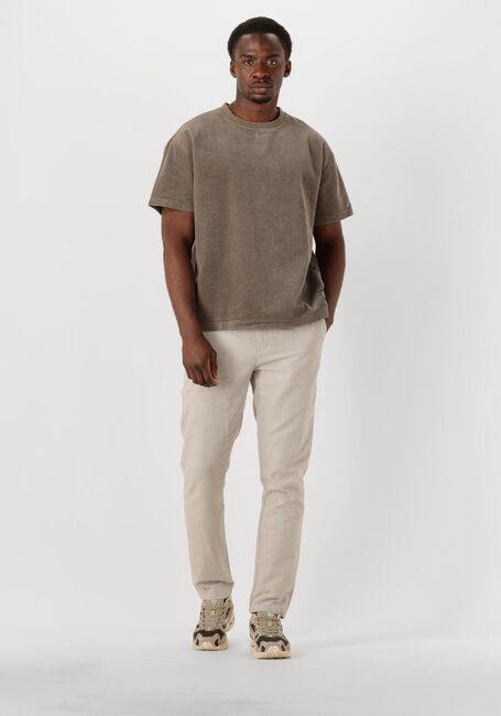 ANERKJENDT T-shirt AKVILLADS CORDUROY S/S TEE en taupe - large