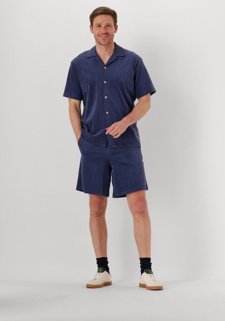 SELECTED HOMME Chemise décontracté SLHRELAXTALON TOWEL SS JERSEY SHIRT en bleu - large