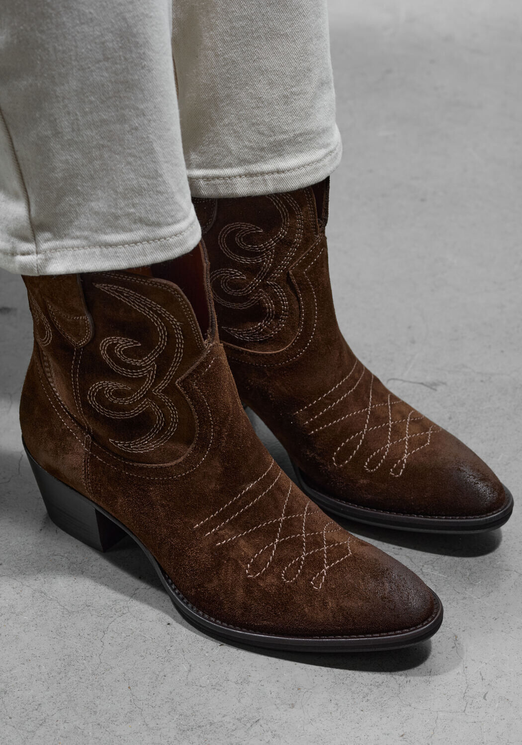 Bruine STEFANO LAURAN Enkellaarsjes 702-12 - large