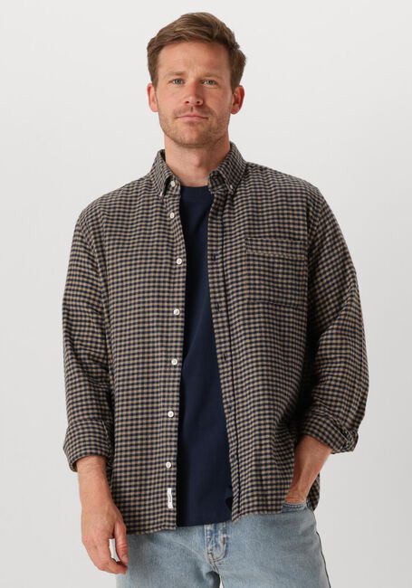 FORÉT Chemise décontracté CREEK FLANNEL SHIRT en marron - large