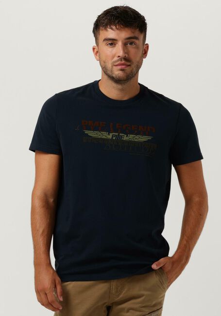 PME LEGEND T-shirt SHORT SLEEVE R-NECK SINGLE JERSEY en bleu - large