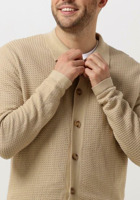 FORÉT Gilet BOAT KNIT en beige - large
