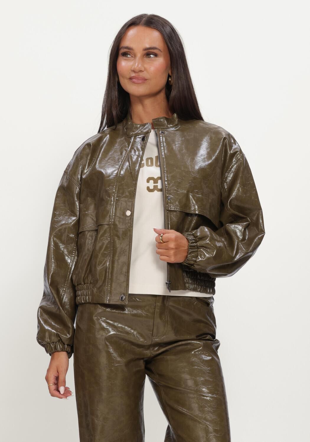 Groene CO'COUTURE Jack RICHACC BOMBER - large