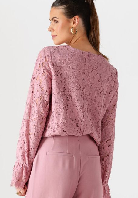 Y.A.S. Haut YASPERLA LS LACE TOP S. NOOS en rose - large