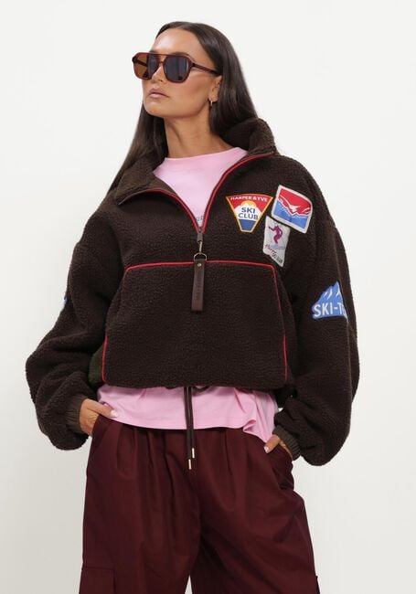 HARPER & YVE Pull DAGMAR-JU en marron - large