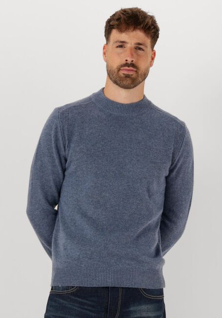Blauwe ANERKJENDT Trui AKRICO LAMBSWOOL KNIT - large