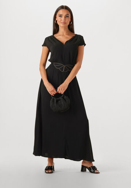 LOUIZON Robe maxi FAYENCE en noir - large