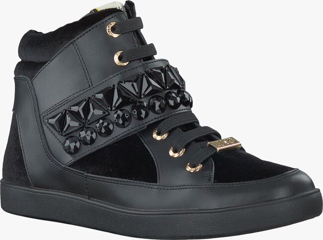 Black LIU JO shoe SNEAKER ALTA GERANIO  - large