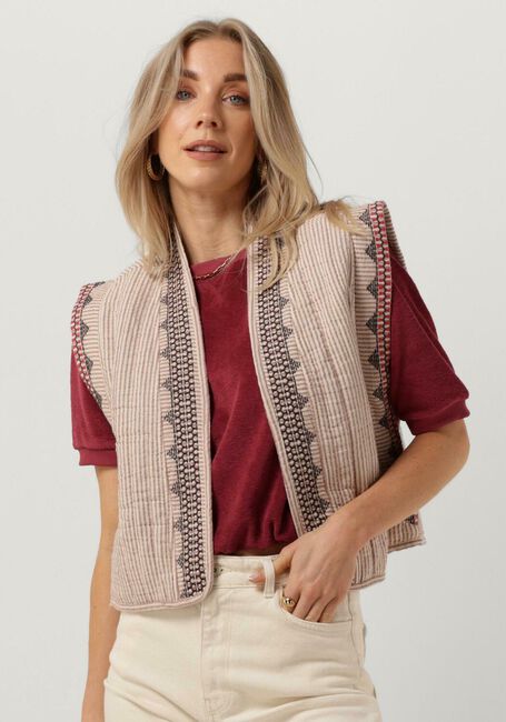 BY-BAR Gilet ISLA HANDLOOM JACKET Sable - large