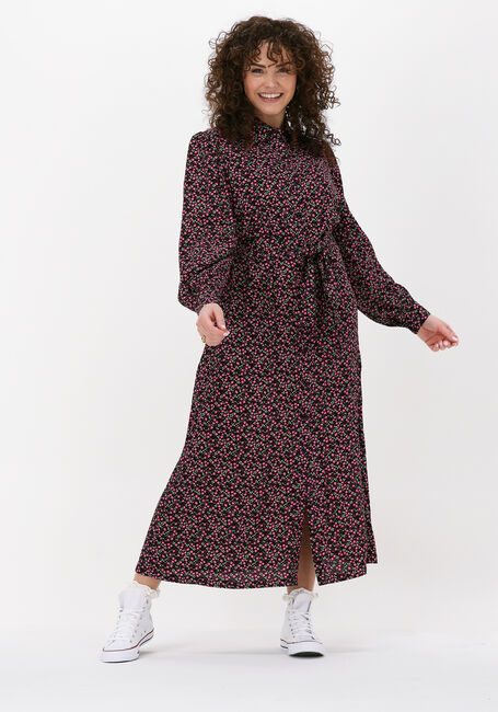 COLOURFUL REBEL Robe midi KERA SMALL FLOWER MAXI SHIRT DRESS en rose - large