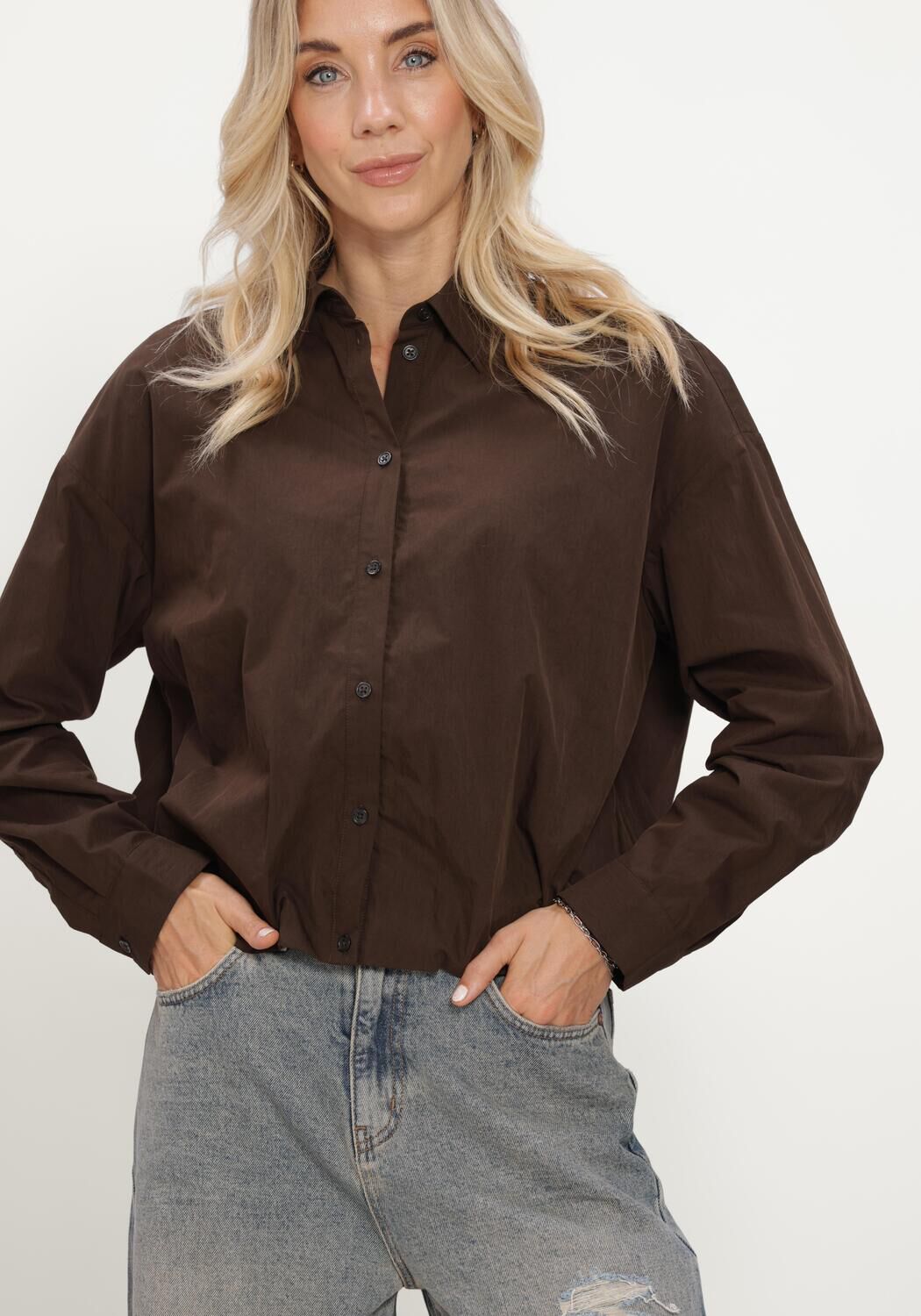 Bruine CIRCLE OF TRUST  LAYLA BLOUSE - large