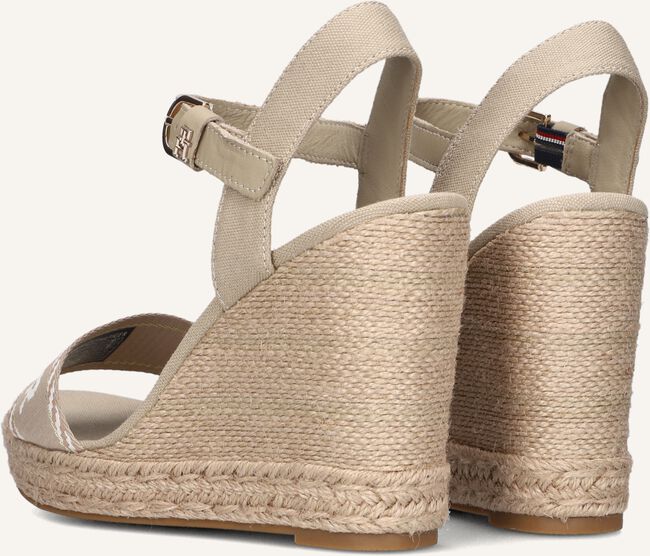 Beige TOMMY HILFIGER Sandalen SEASONAL WEBBING WEDGE Beige TOMMY HILFIGER Sandalen SEASONAL WEBBING WEDGE - large