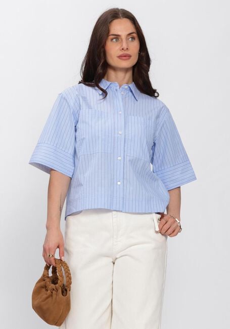 ROUGE EDIT ROUPAIGE 2/4 SHIRT / PF Blouses en bleu - large