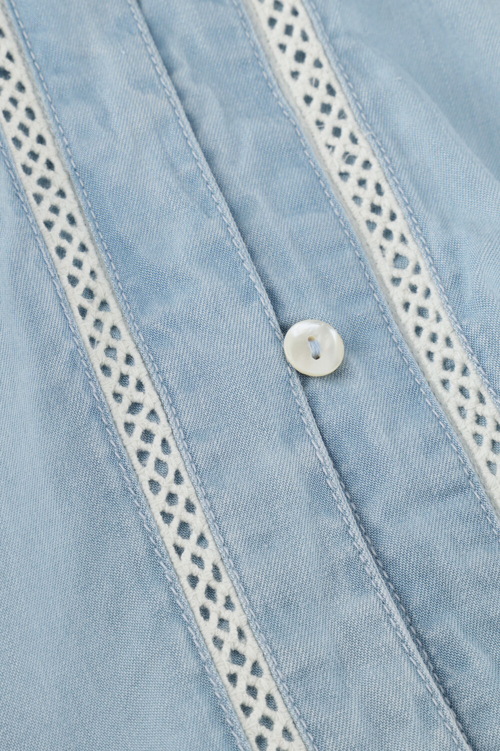 Lichtblauwe NOTRE-V Mini jurk NV-HERLINDA - large