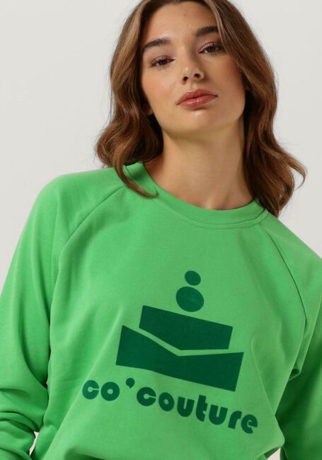 CO'COUTURE Pull NEW COCO FLOC SWEAT en vert - large