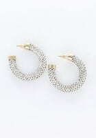 NOTRE-V Boucles d'oreilles EARRING STONES STRASS Doré - medium