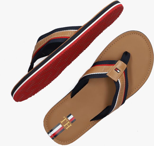 Camel TOMMY HILFIGER Teenslippers ELEVATED BEACH FLIPFLOP - large
