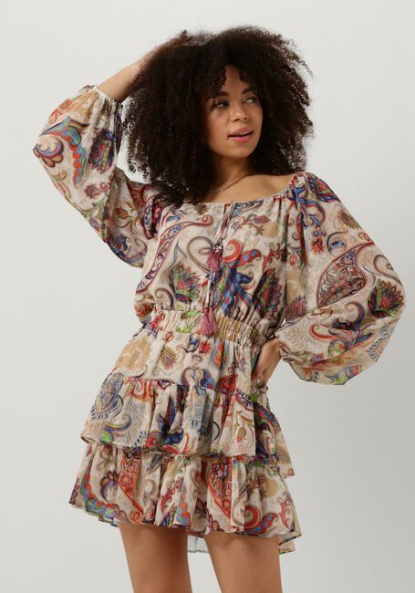ACCESS Mini robe MINI PAISLEY DRESS WITH RUFFLES en multicolore - large