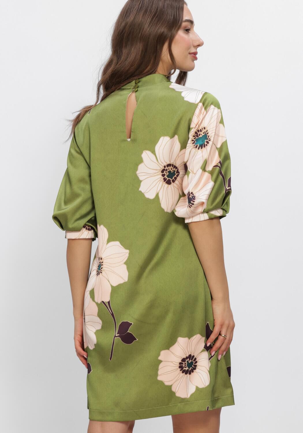 Groene ANA ALCAZAR Midi jurk 041815-3811 - large